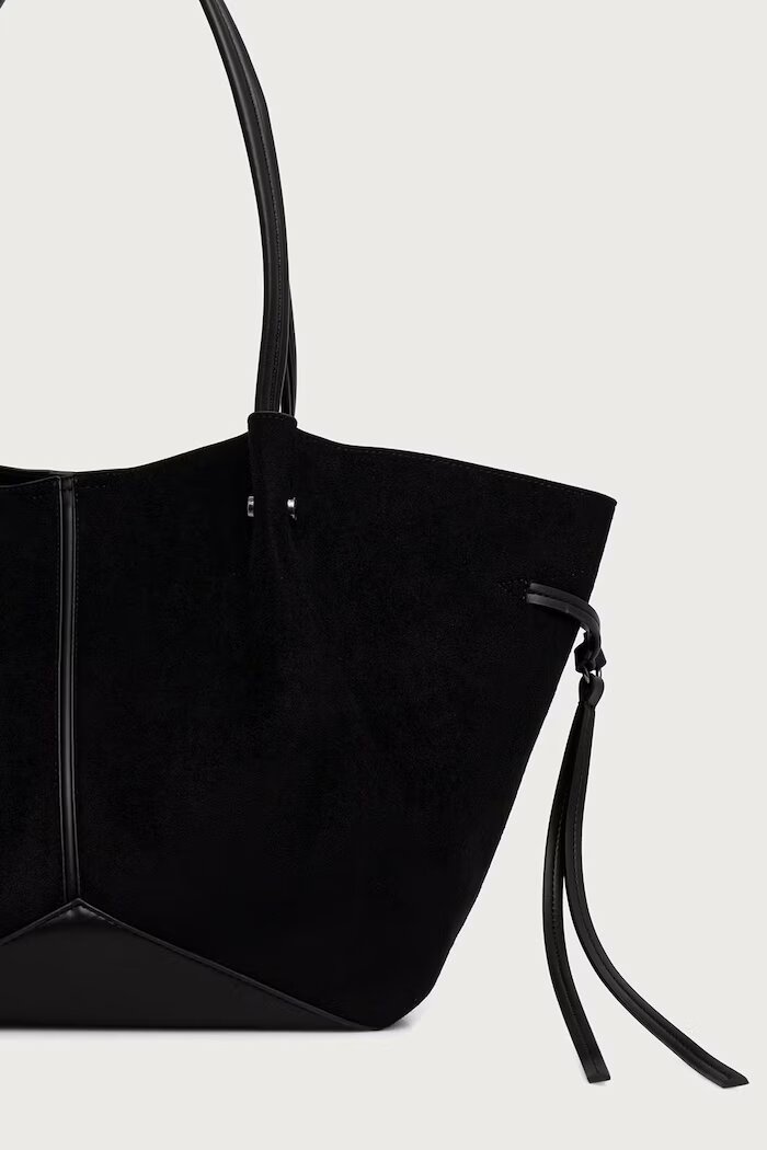 Karl Lagerfeld шопинг чанта дамска K/PIERCED черна B4W30359