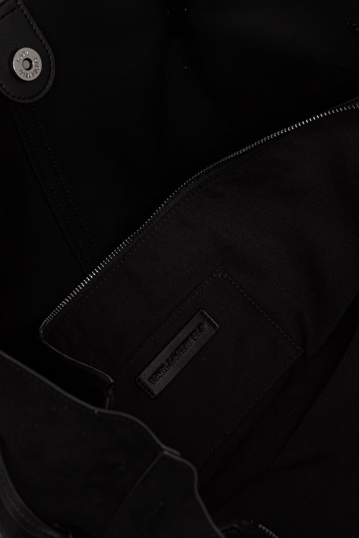 Karl Lagerfeld шопинг чанта дамска K/PIERCED черна B4W30359