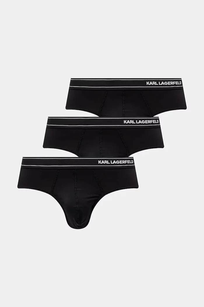 Karl Lagerfeld Слипове (3 чифта) в черно A1M47085