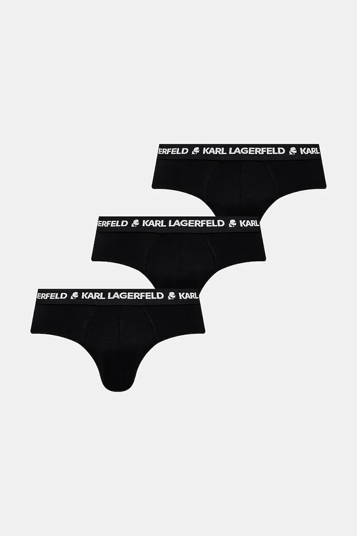 Karl Lagerfeld Слипове (3 чифта) в черно A1M47152