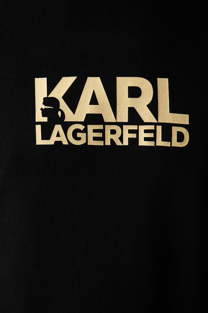 Karl Lagerfeld суичър мъжки от памук черен 500917.705780