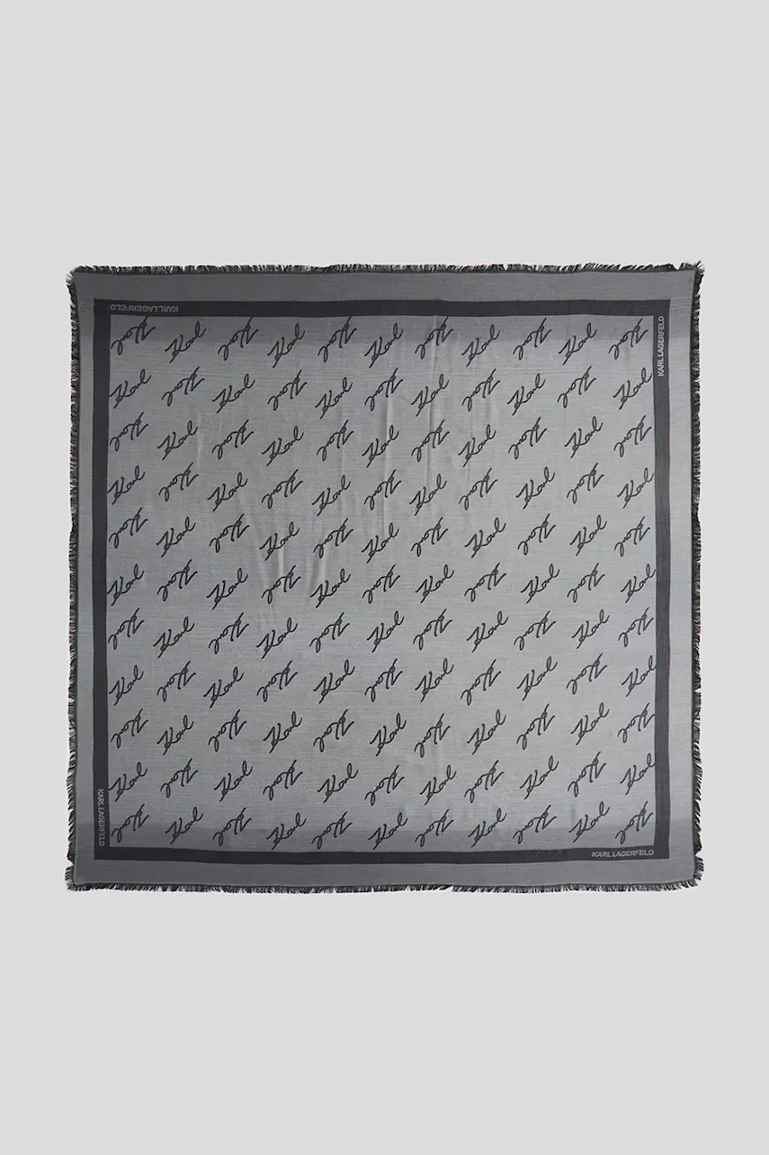 Karl Lagerfeld Тънък шал K/MONOGRAM