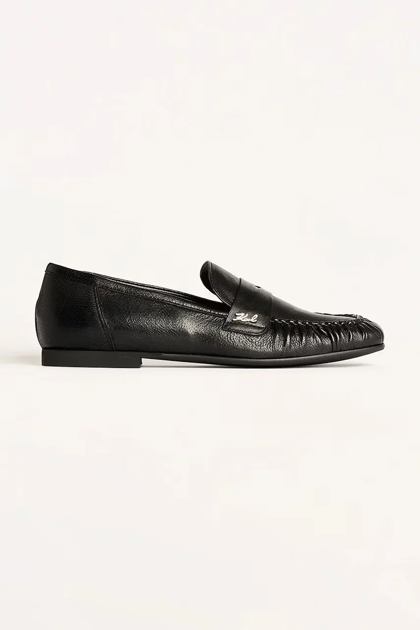 Karl Lagerfeld Велурени мокасини ELEIA Loafer