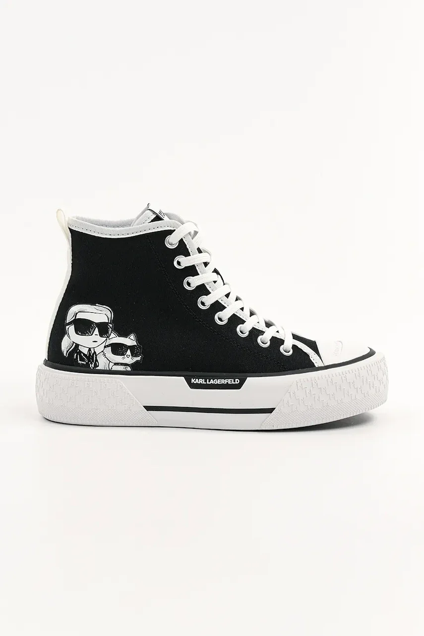 Karl Lagerfeld Високи кецове KAMPUS MAX III