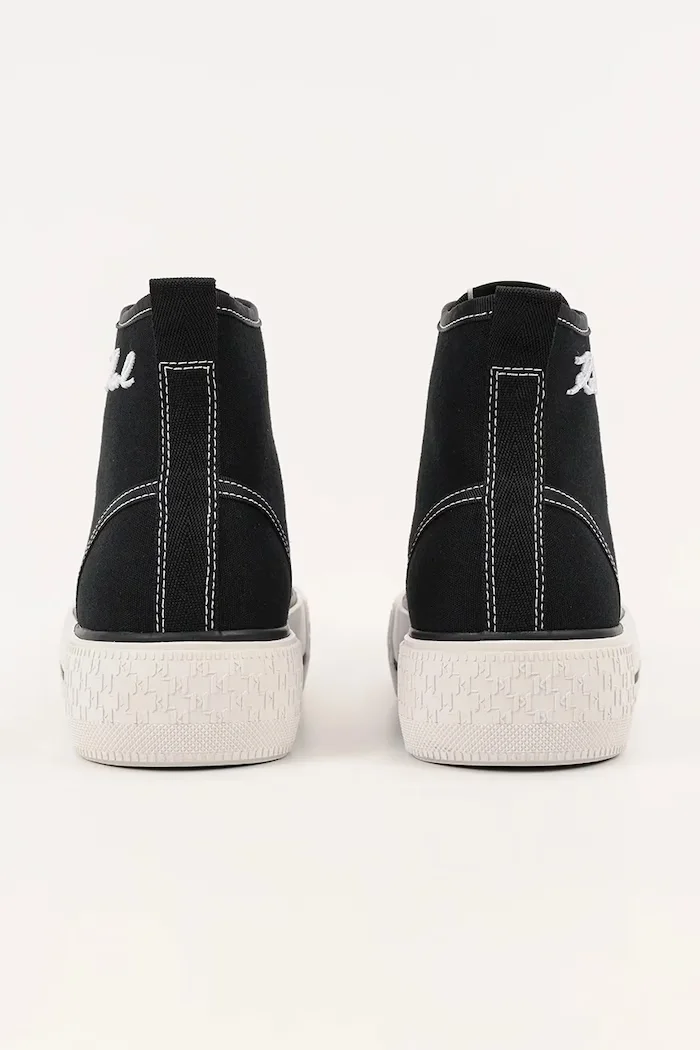 Karl Lagerfeld Високи кецове KAMPUS MAX III в черно KL60655