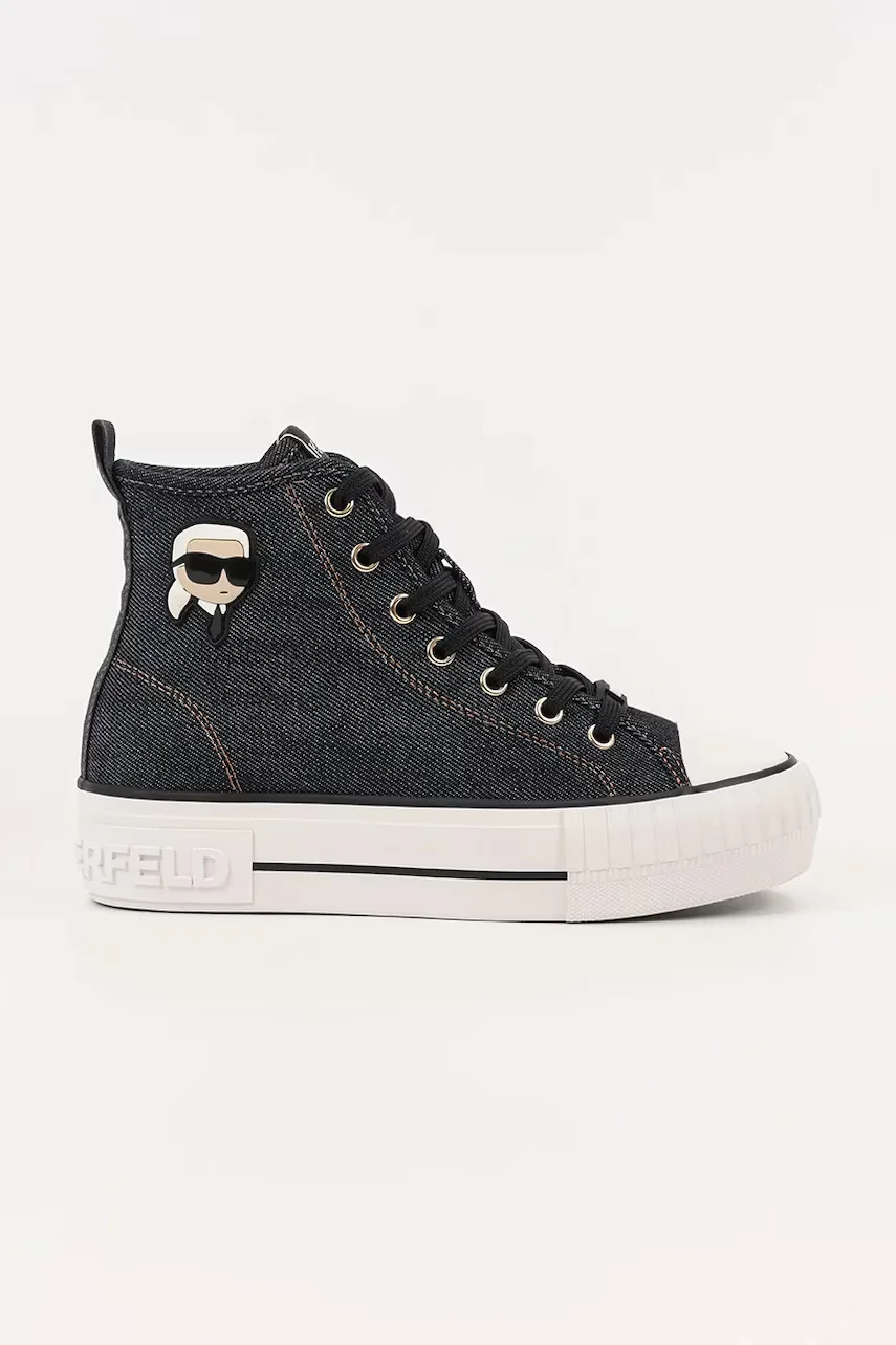 Karl Lagerfeld Високи кецове KAMPUS MAX NFT