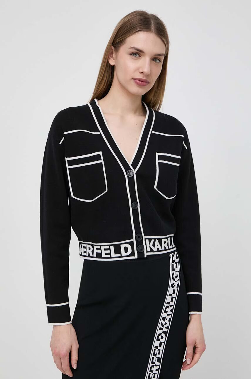 Karl Lagerfeld Жилетка с вълна