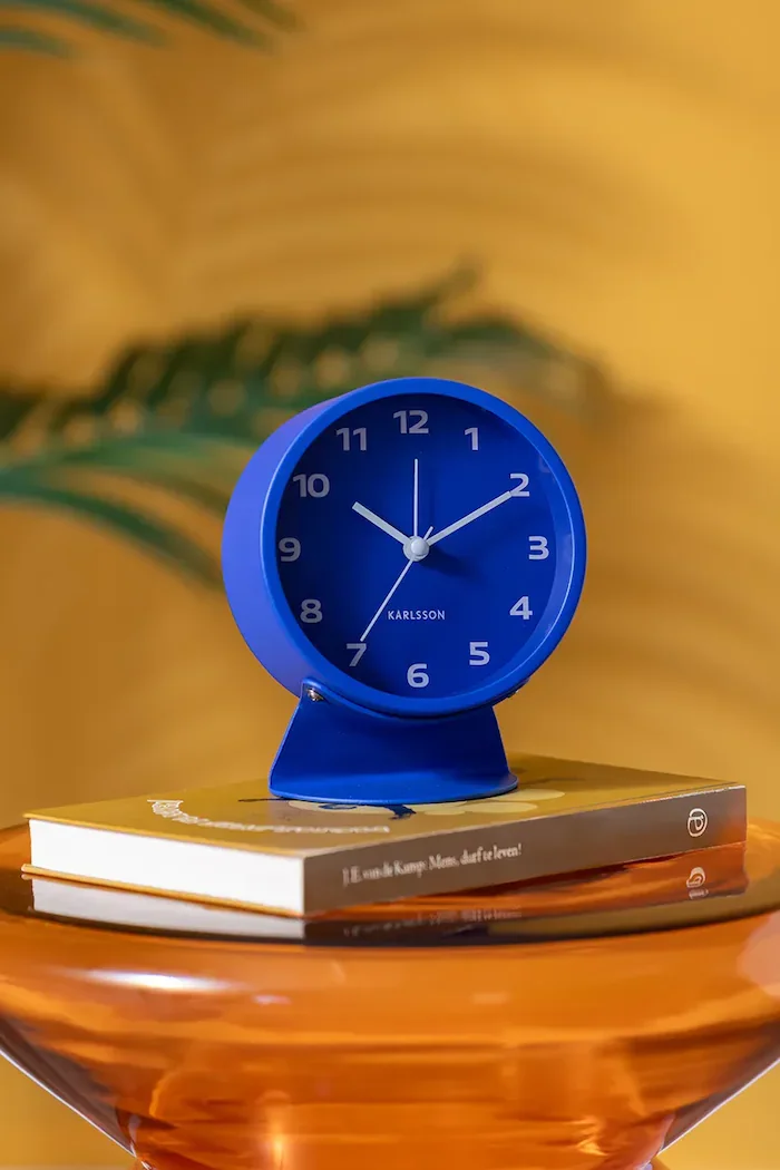 Karlsson Будилник Cool Retro 11 x 13 x 55 cm в тъмносиньо