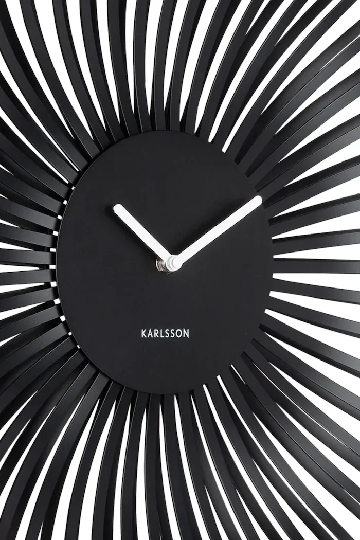 Karlsson Стенен часовник Polo 48 cm в черно
