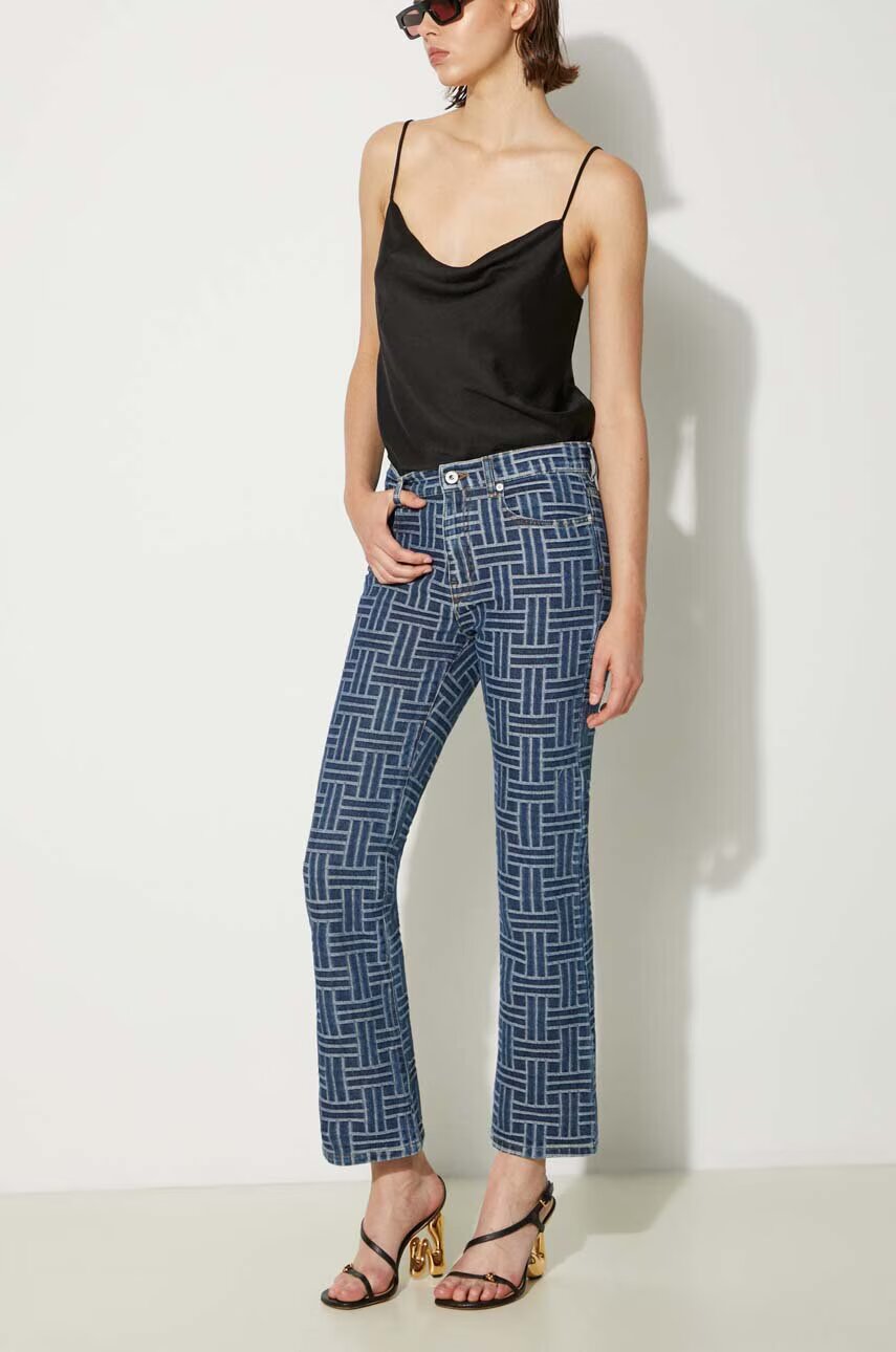 Kenzo Дънки Bara Cropped Fit Jeans