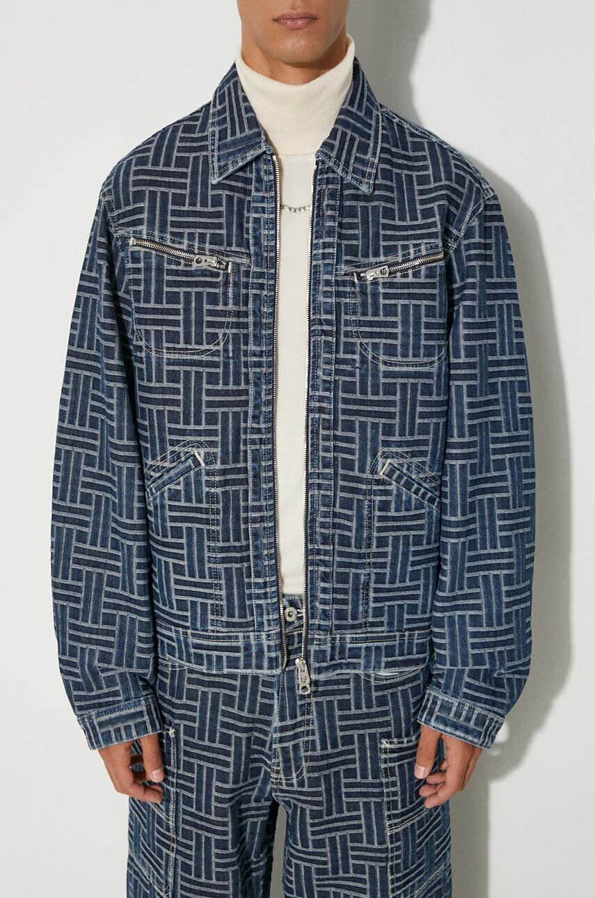Kenzo Дънково яке Trucker Denim Jacket Weave