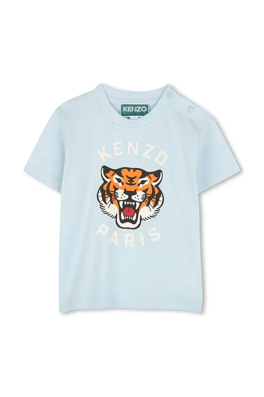 Kenzo Kids Бебешка памучна тениска