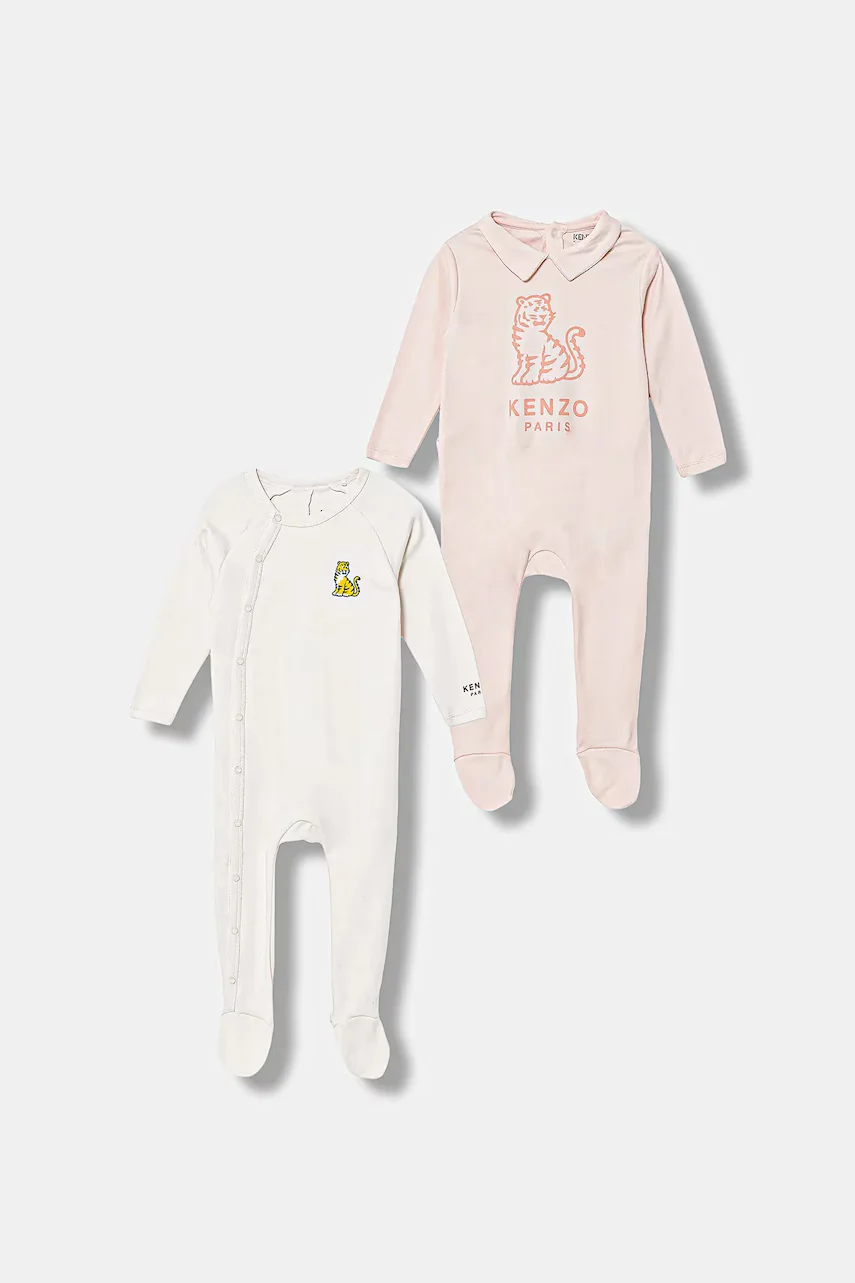Kenzo Kids Бебешки памучни ританки (2 броя)
