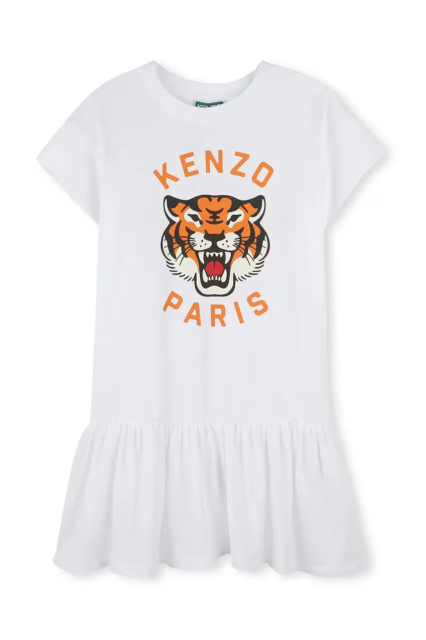 Kenzo Kids Детска памучна рокля