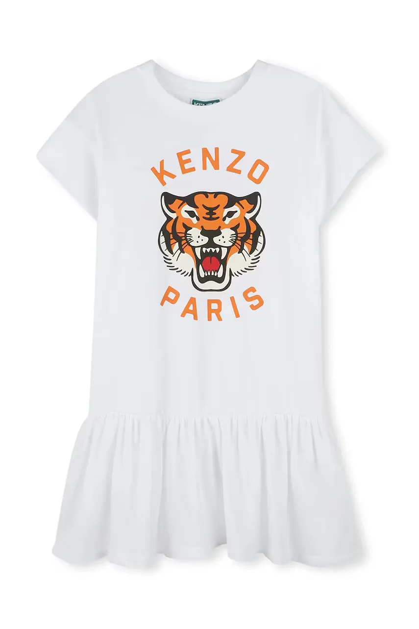 Kenzo Kids Детска памучна рокля