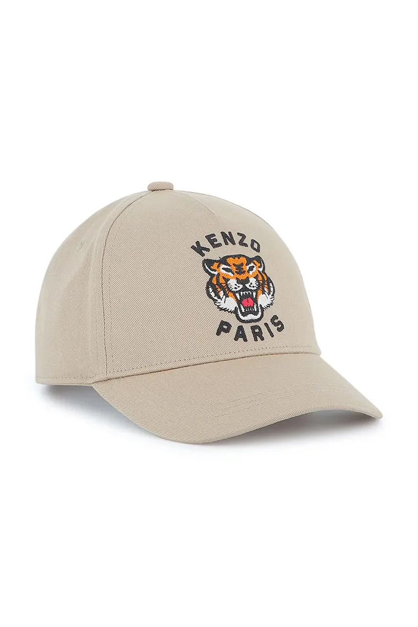 Kenzo Kids Детска памучна шапка с козирка