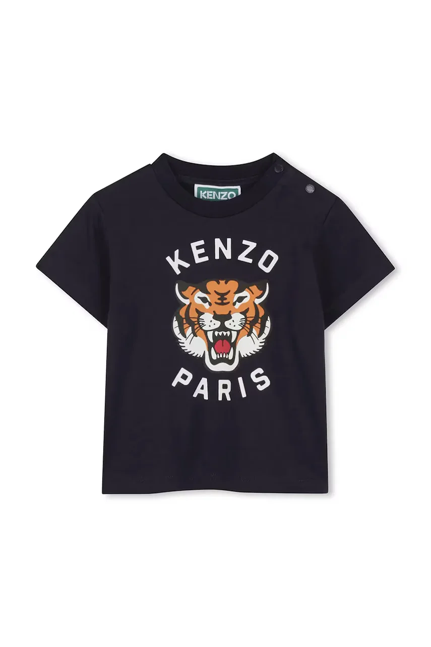 Kenzo Kids Детска памучна тениска