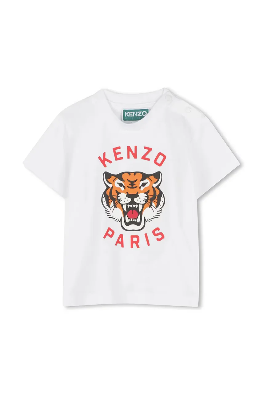 Kenzo Kids Детска памучна тениска
