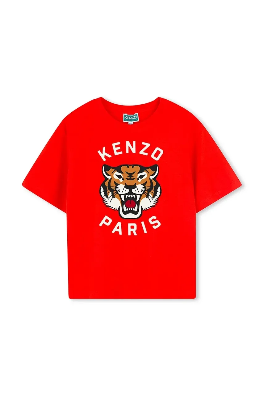 Kenzo Kids Детска памучна тениска