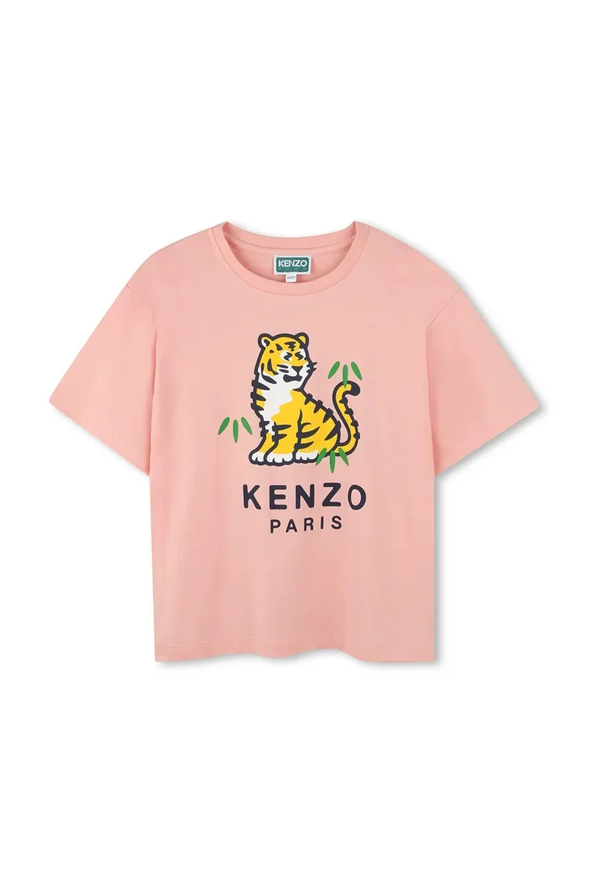 Kenzo Kids Детска памучна тениска