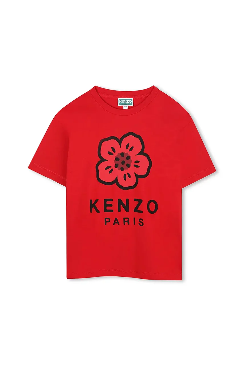 Kenzo Kids Детска памучна тениска
