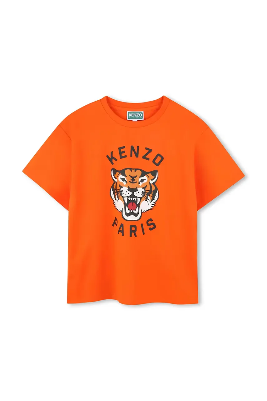 Kenzo Kids Детска памучна тениска