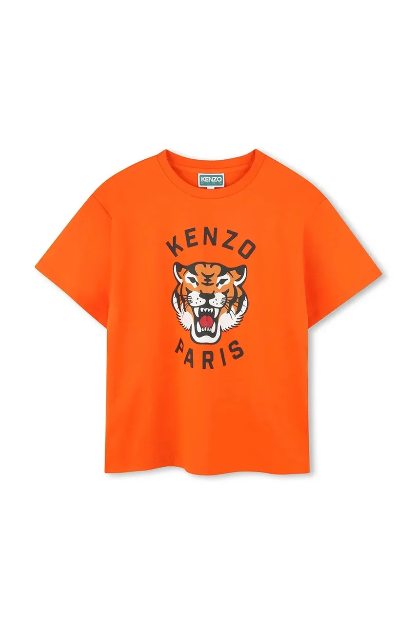 Kenzo Kids Детска памучна тениска
