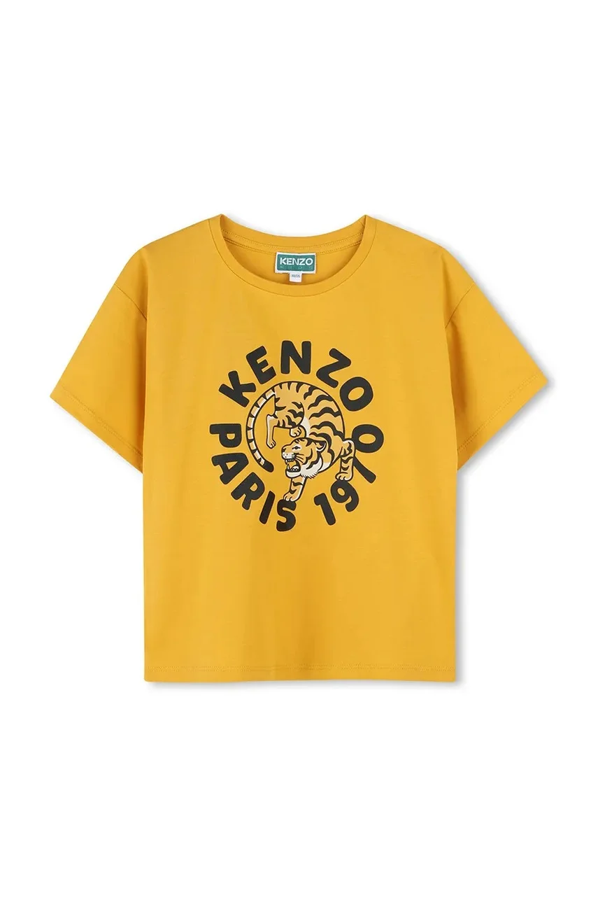 Kenzo Kids Детска памучна тениска