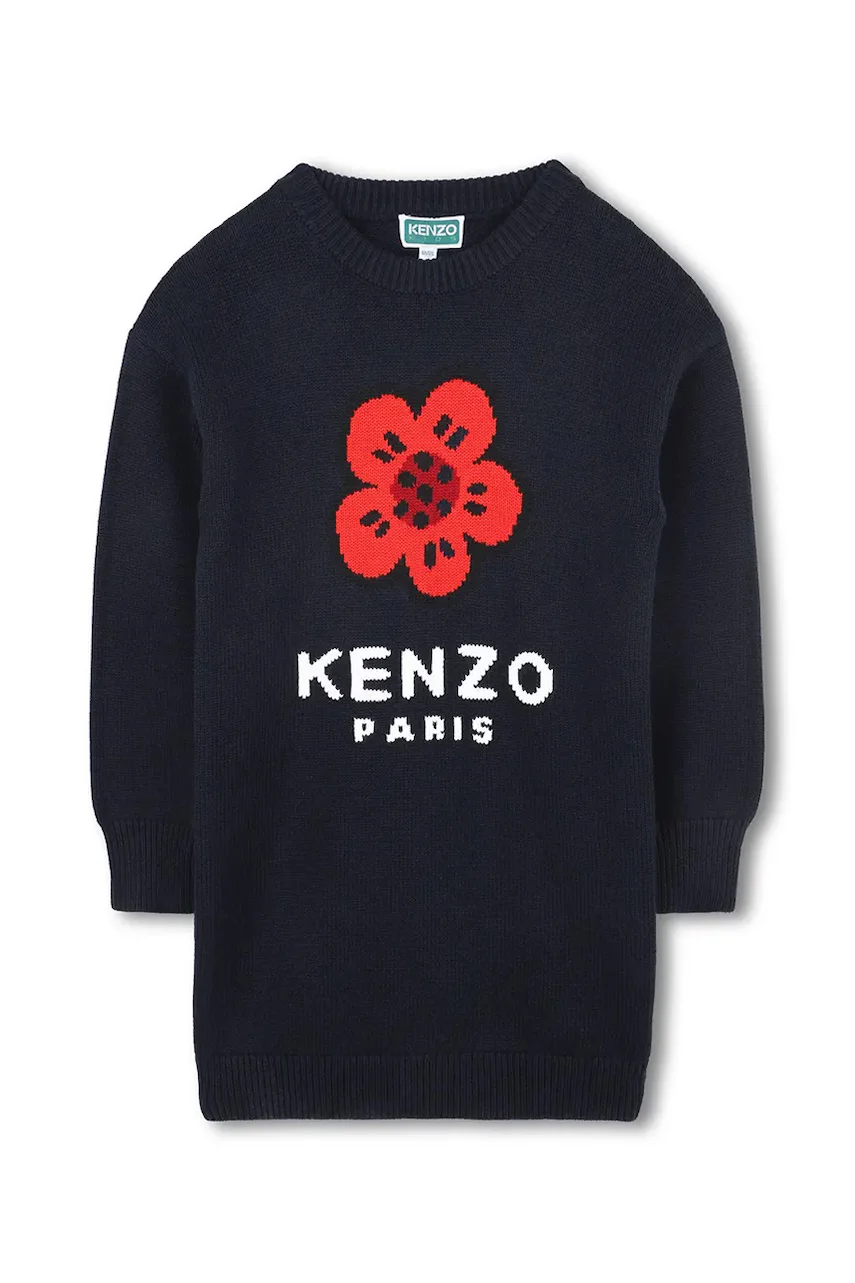 Kenzo Kids Детска рокля с вълна