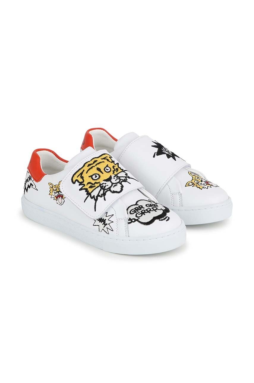 Kenzo Kids Детски кожени маратонки