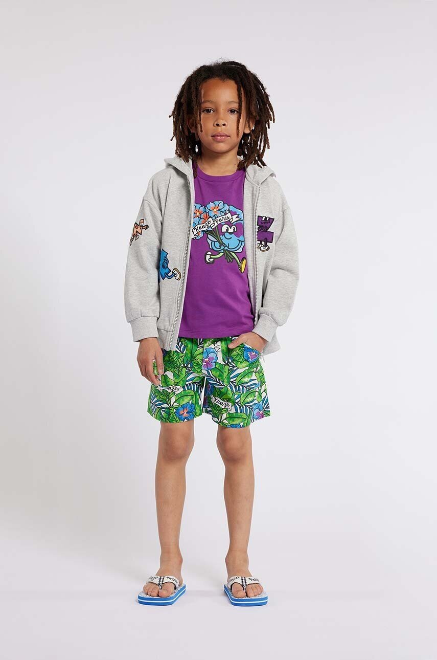 Kenzo Kids Детски памучен къс панталон