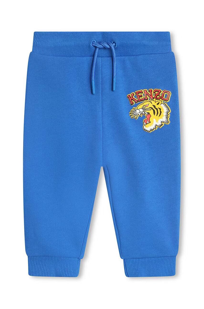 Kenzo Kids Детски памучен спортен панталон