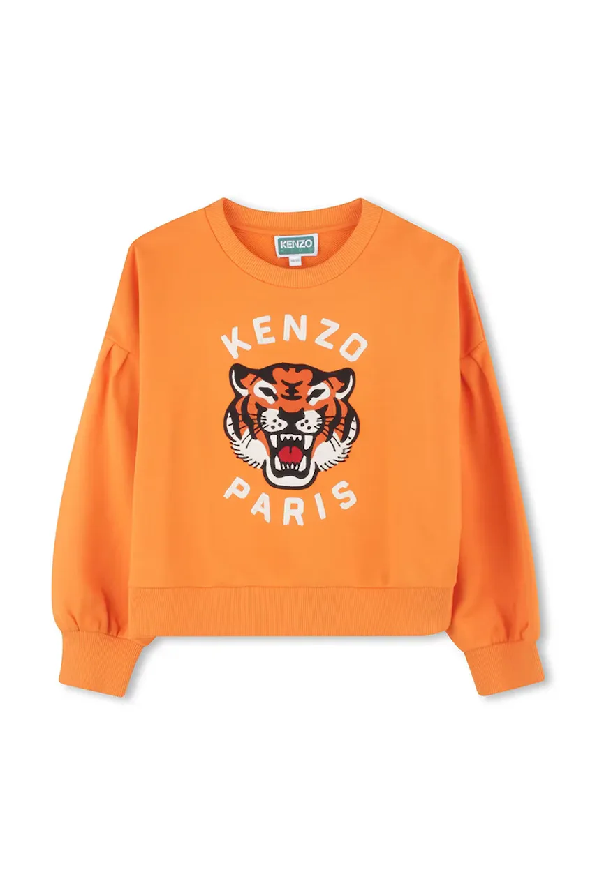 Kenzo Kids Детски памучен суичър
