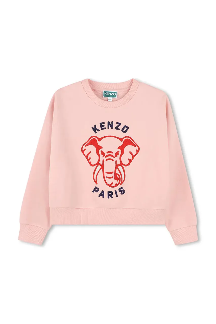 Kenzo Kids Детски памучен суичър
