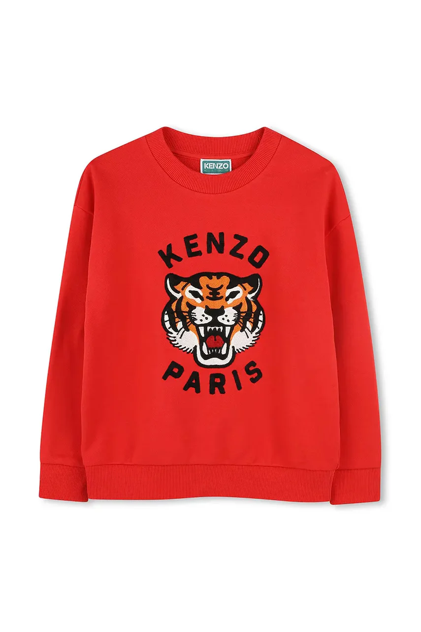 Kenzo Kids Детски памучен суичър