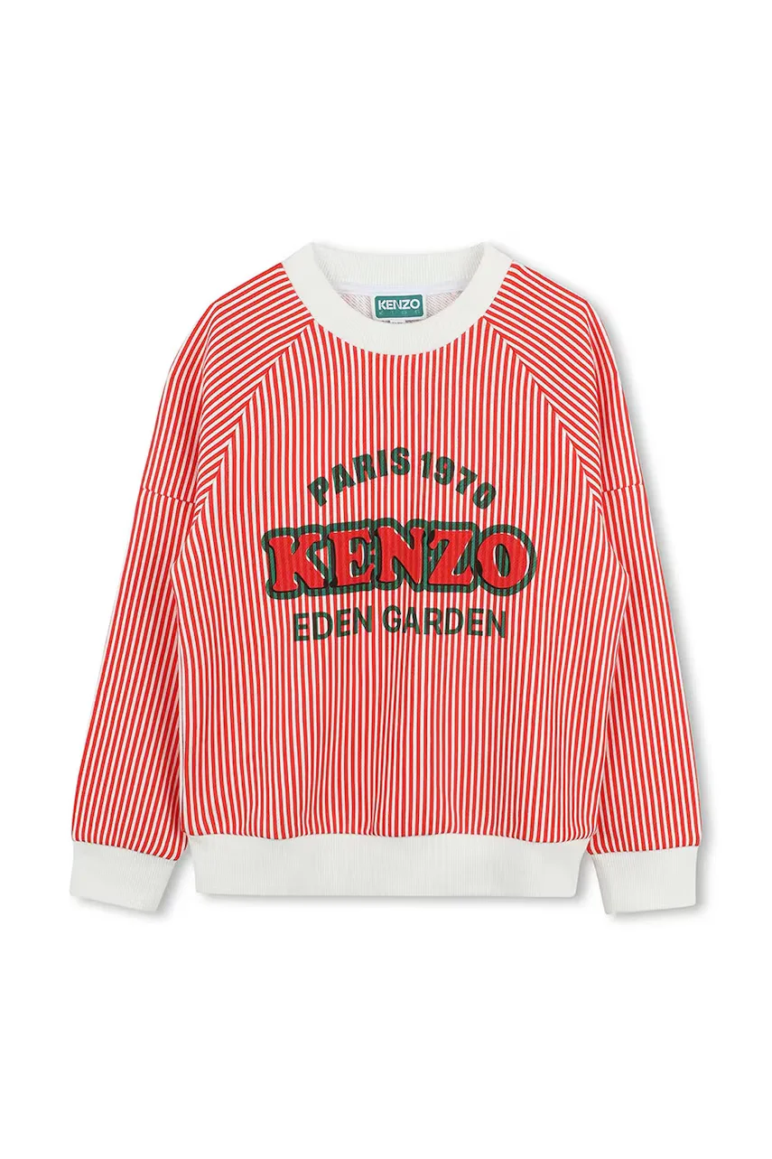 Kenzo Kids Детски памучен суичър