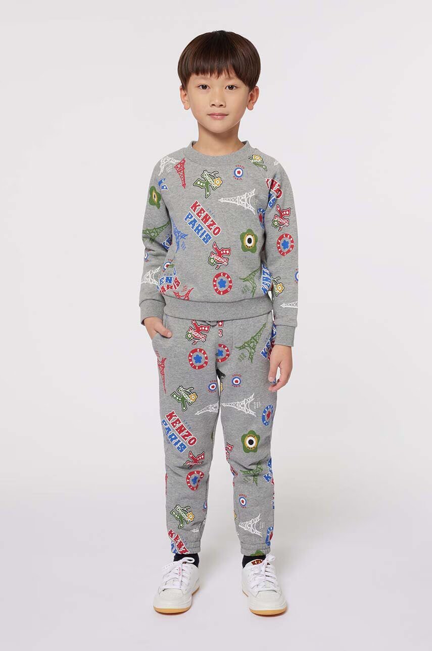 Kenzo Kids Детски памучен суичър