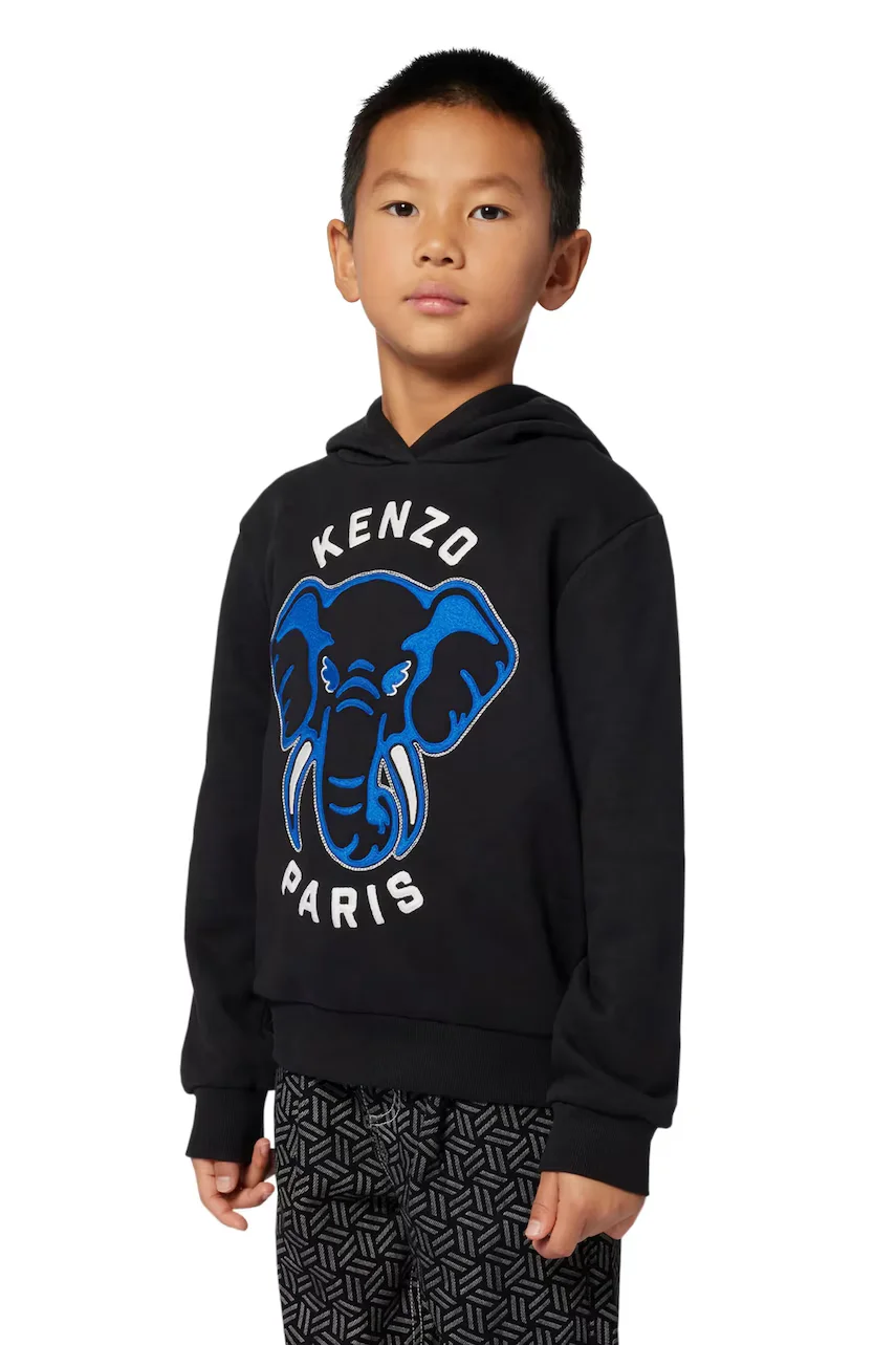 Kenzo Kids Детски памучен суичър