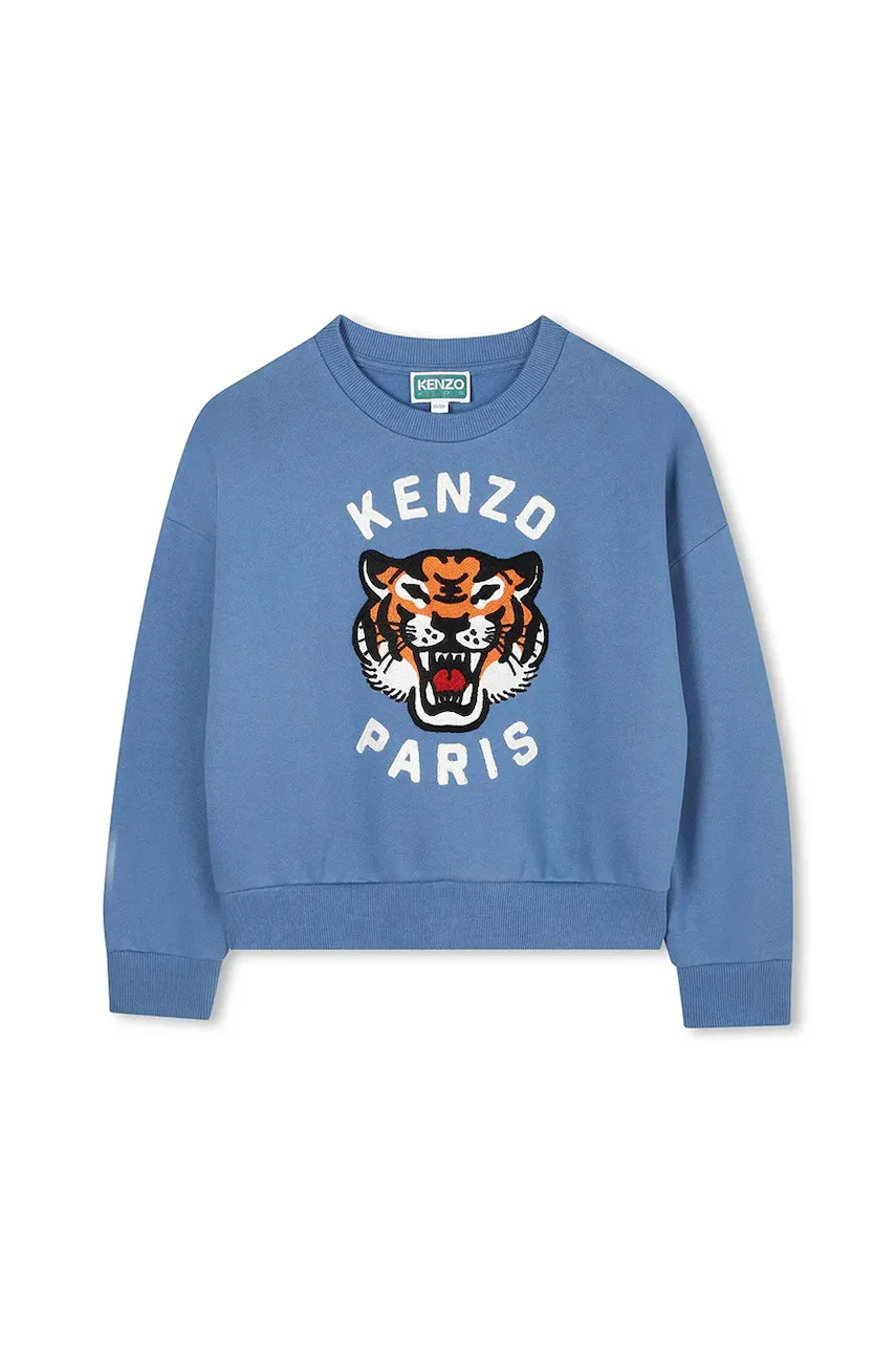 Kenzo Kids Детски памучен суичър