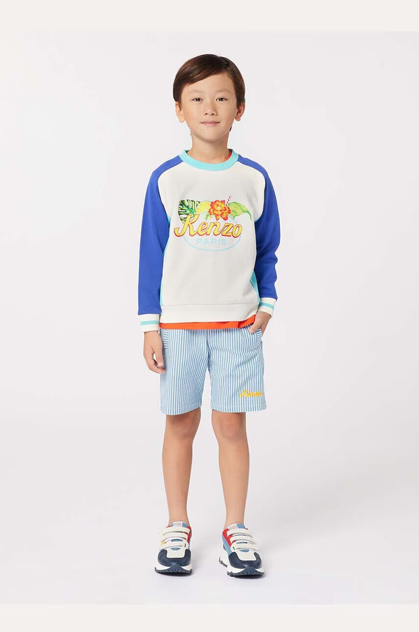 Kenzo Kids Детски памучен суичър