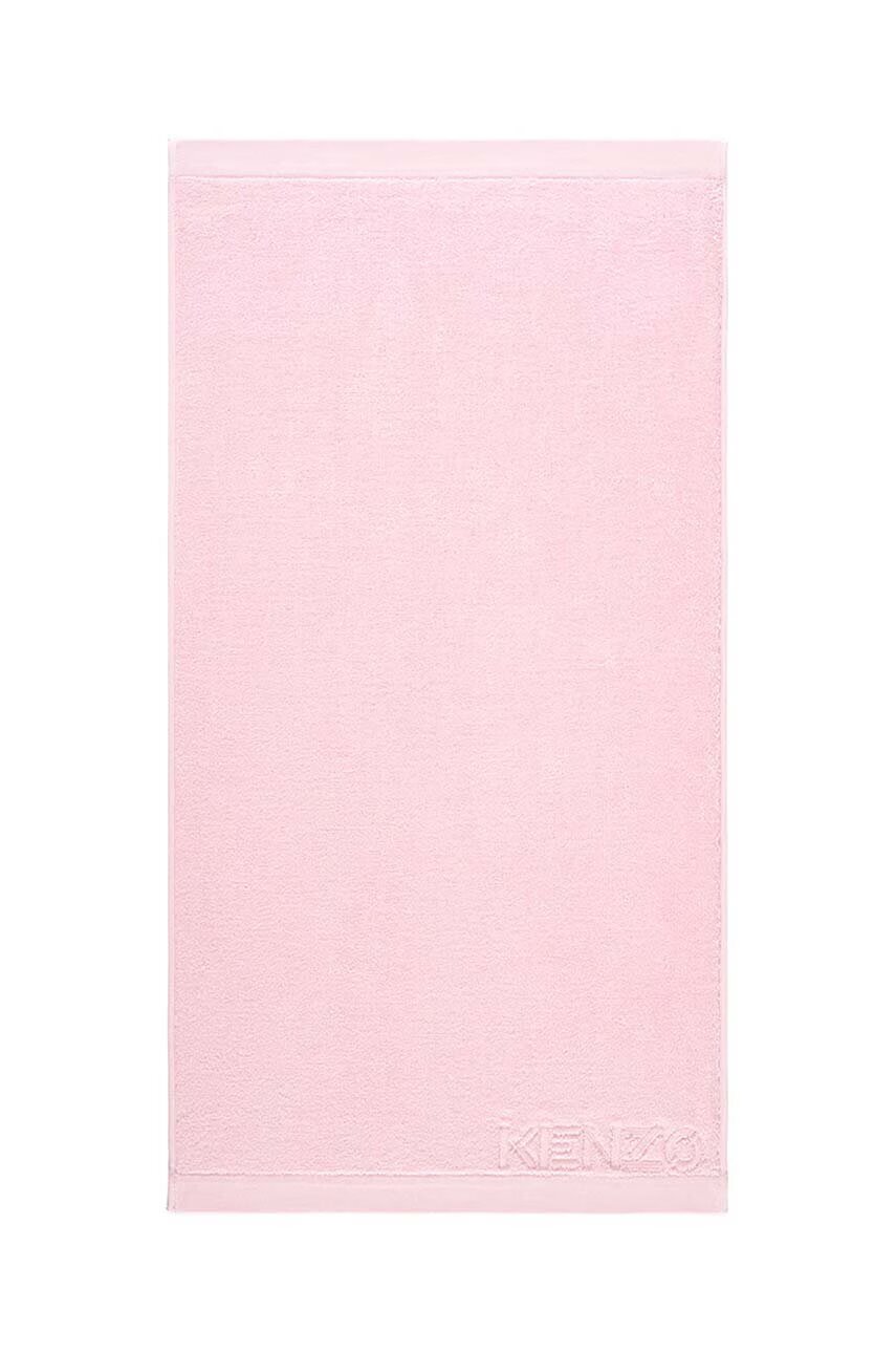 Kenzo Малка памучна кърпа Iconic Rose2 55x100 cm
