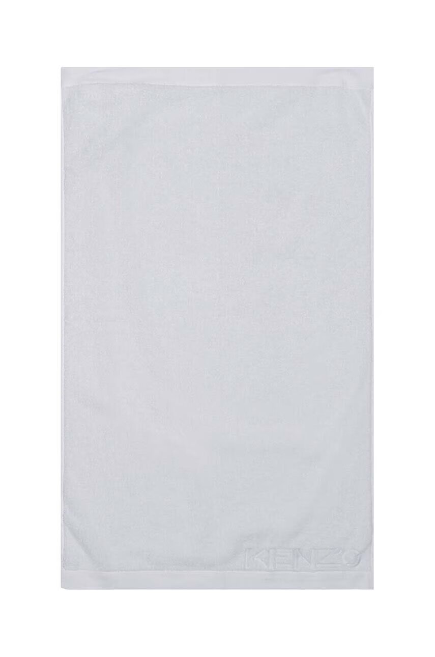 Kenzo Малка памучна кърпа Iconic White 55x100?cm