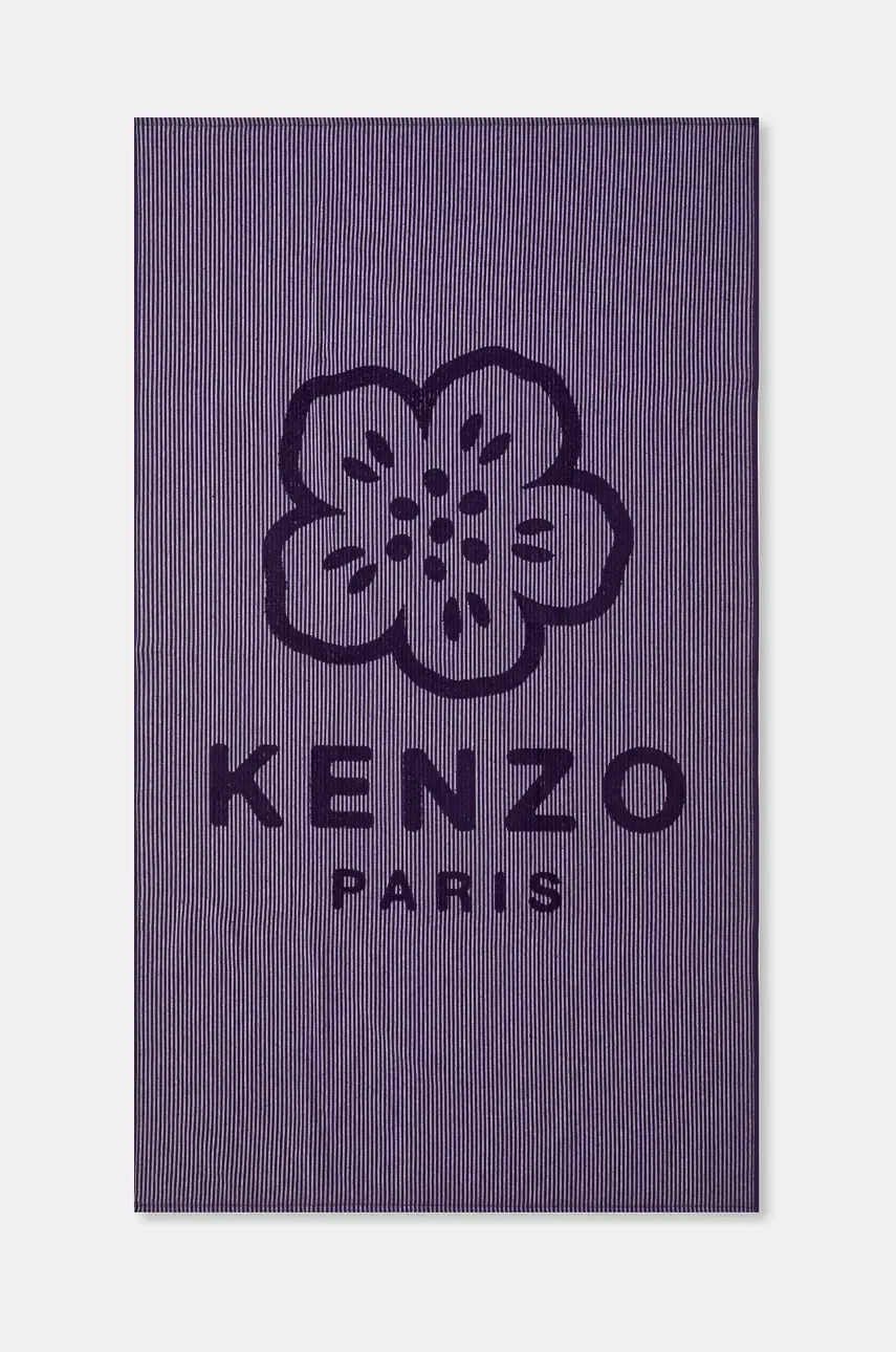 Kenzo Памучна кърпа KHANKO Violet 90 x 160 cm