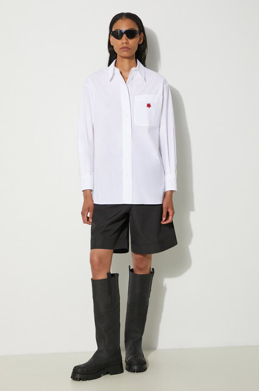 Kenzo Памучна риза Boke Flower Oversized Shirt