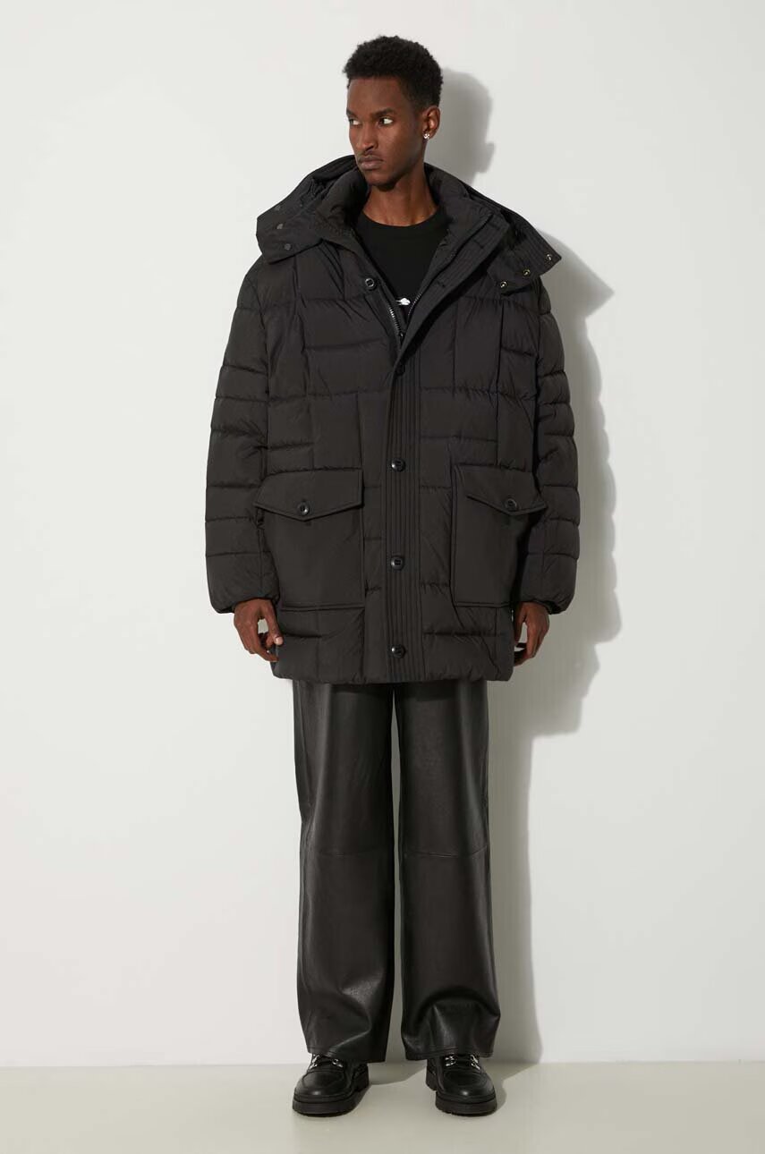 Kenzo Пухено яке Weave Mid-Length Winter
