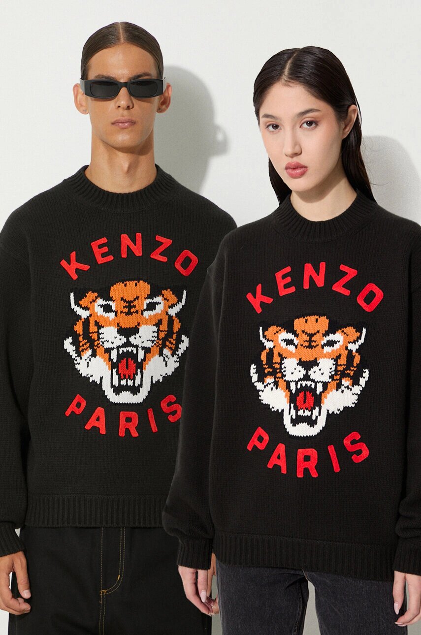 Kenzo Вълнен пуловер Rws Lucky Tiger Jumper