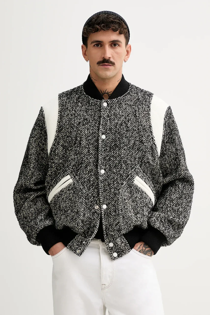 Kenzo Яке бомбър с вълна Wool Varsity Jacket