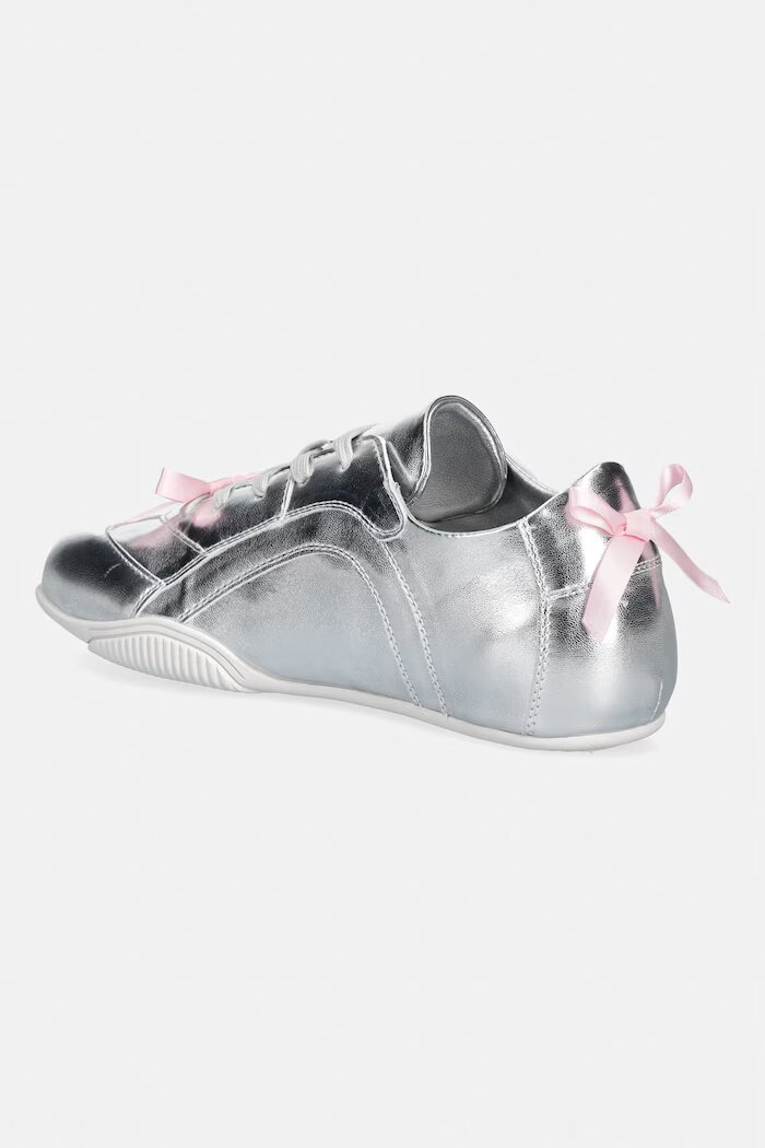 Koi Footwear Bambalina Cat Lace up Bow Pumps маратонки дамски сребърни Bambalina Cat Lace up Bow Pumps