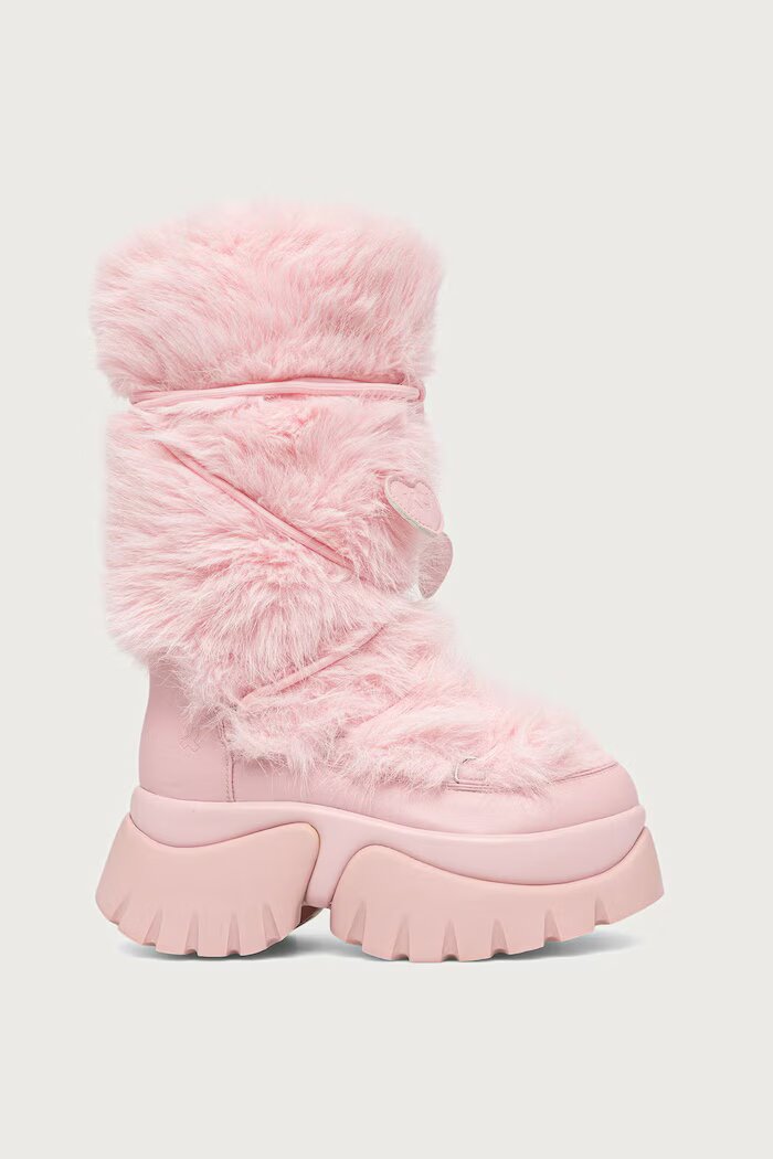 Koi Footwear боти дамски Sasquatch Fluffy Snow Boots розови Kawaii Sasquatch
