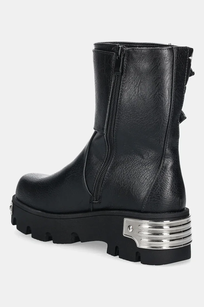 Koi Footwear Боти Eclipsed Rituals в черно с платформа с лека изолация KK24